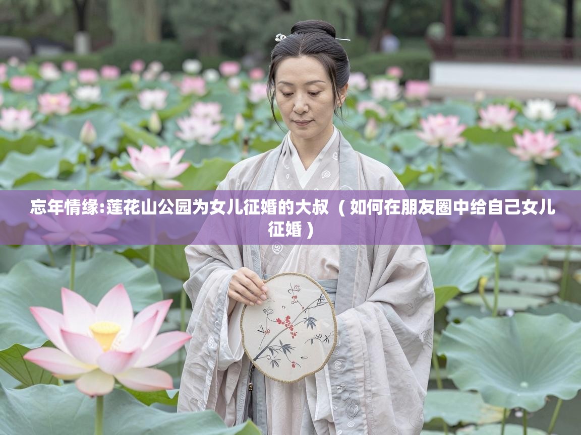  忘年情缘:莲花山公园为女儿征婚的大叔  ( 如何在朋友圈中给自己女儿征婚 )