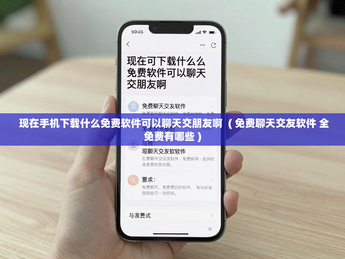  现在手机下载什么免费软件可以聊天交朋友啊  ( 免费聊天交友软件 全免费有哪些 )