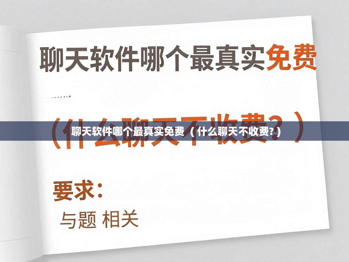  聊天软件哪个最真实免费  ( 什么聊天不收费? )