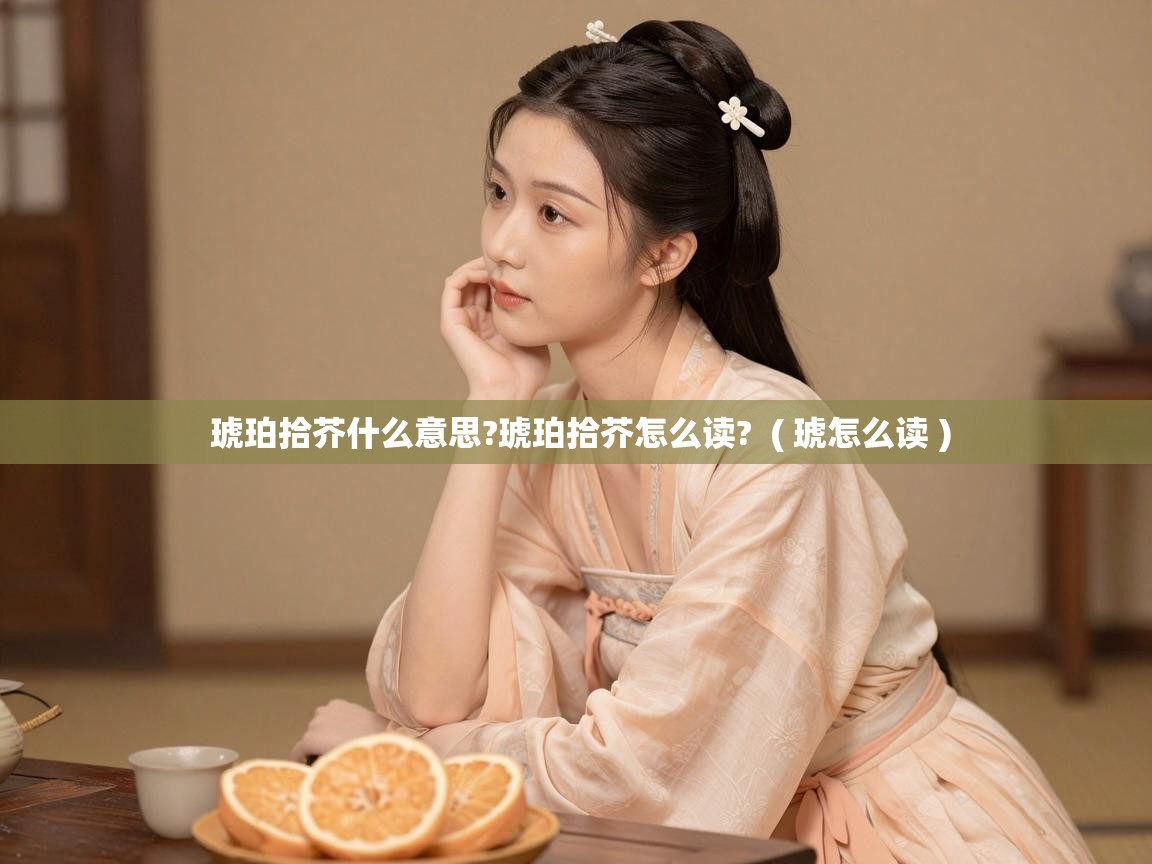  琥珀拾芥什么意思?琥珀拾芥怎么读?  ( 琥怎么读 )
