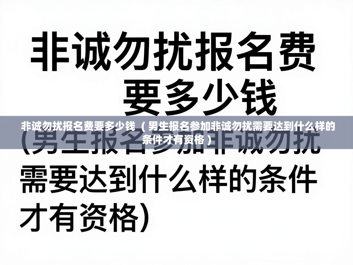  非诚勿扰报名费要多少钱  ( 男生报名参加非诚勿扰需要达到什么样的条件才有资格 )