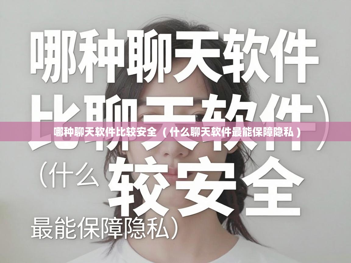  哪种聊天软件比较安全  ( 什么聊天软件最能保障隐私 )