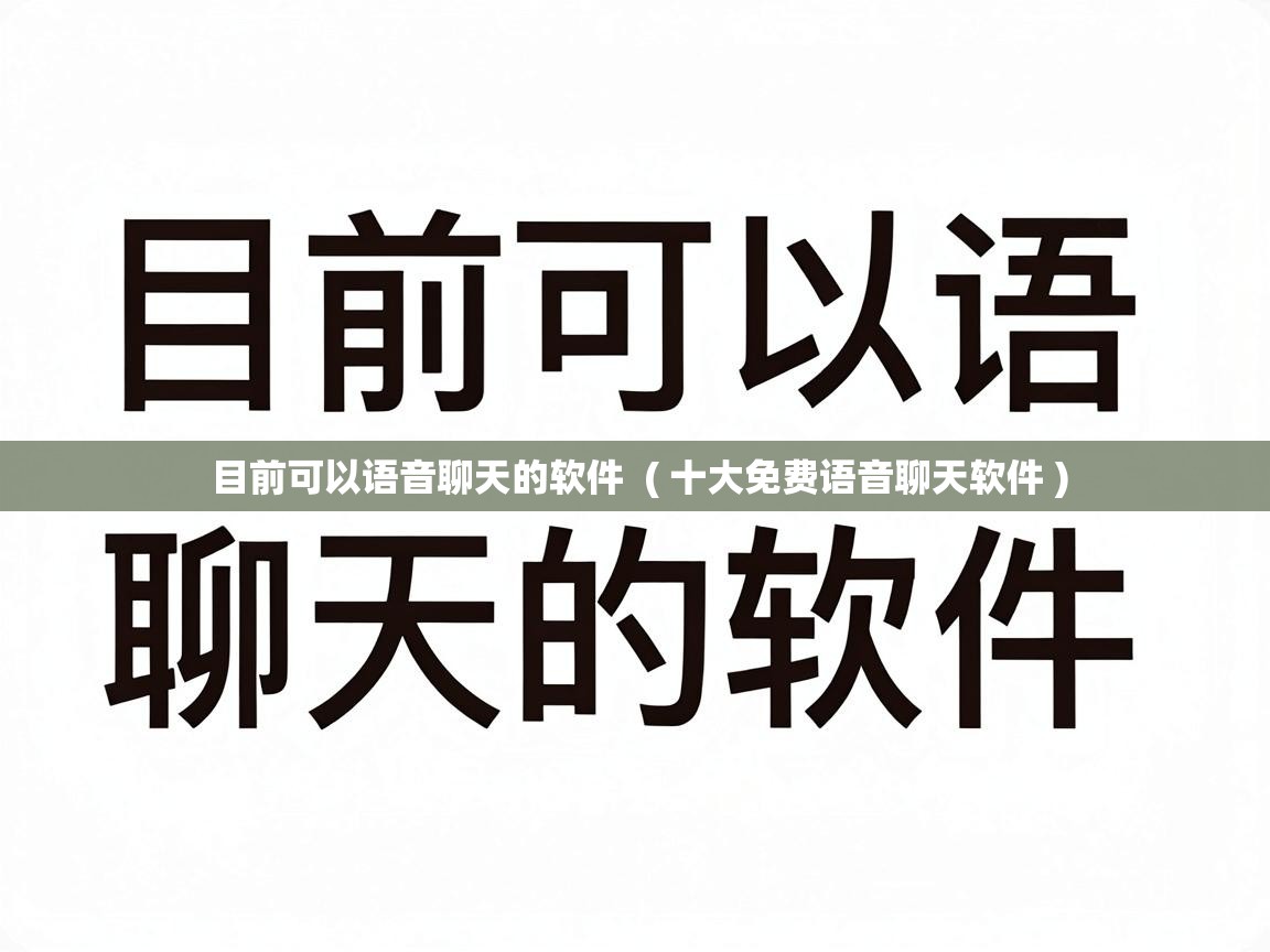  目前可以语音聊天的软件  ( 十大免费语音聊天软件 )