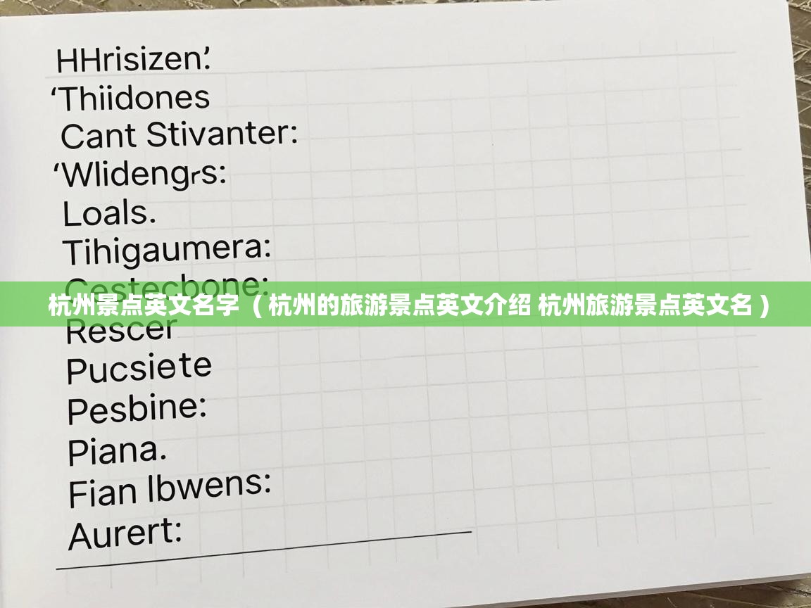  杭州景点英文名字  ( 杭州的旅游景点英文介绍 杭州旅游景点英文名 )