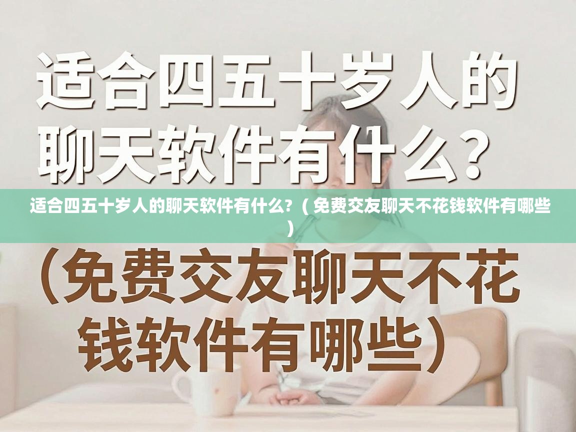  适合四五十岁人的聊天软件有什么?  ( 免费交友聊天不花钱软件有哪些 )