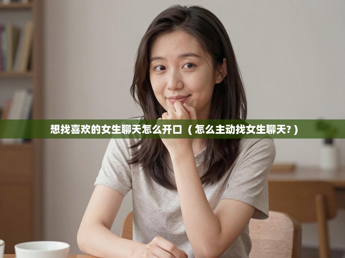  想找喜欢的女生聊天怎么开口  ( 怎么主动找女生聊天? )