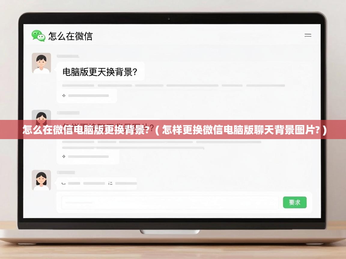  怎么在微信电脑版更换背景?  ( 怎样更换微信电脑版聊天背景图片? )