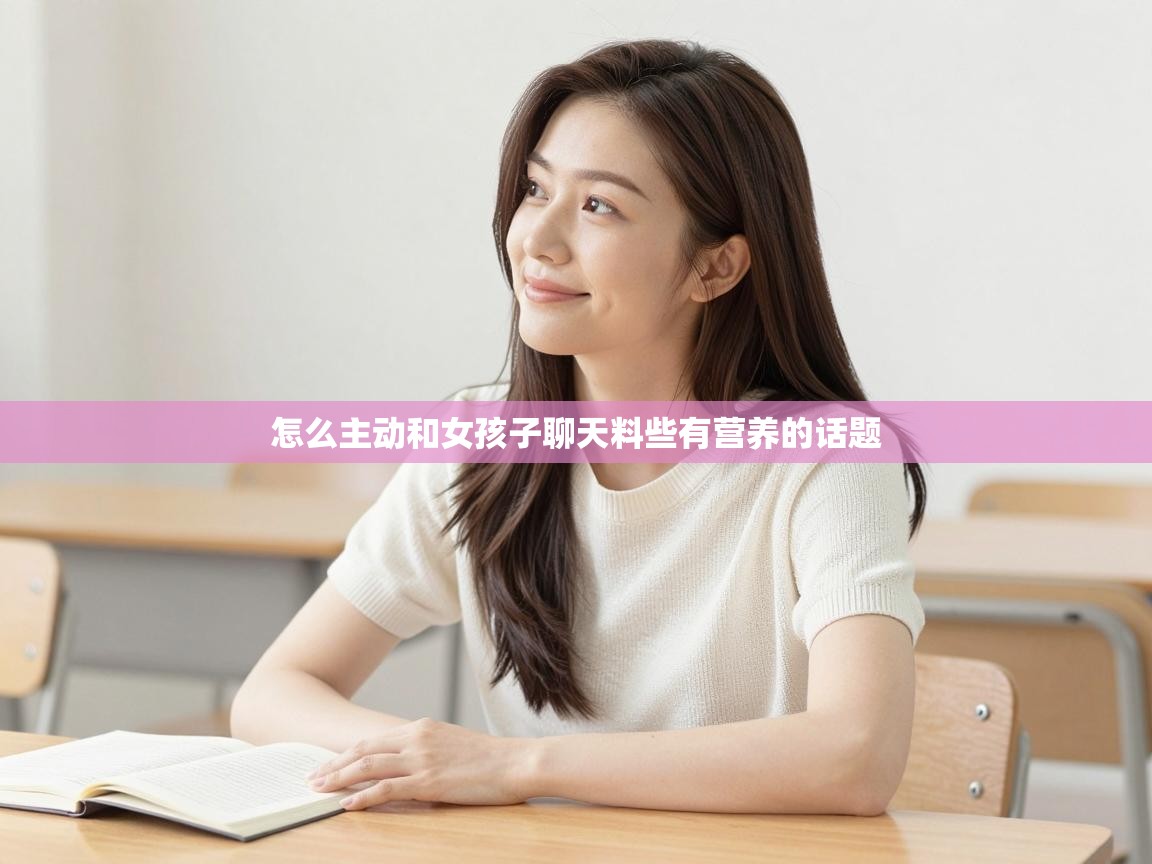  怎么主动和女孩子聊天料些有营养的话题 