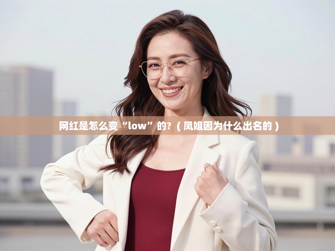  网红是怎么变“low”的?  ( 凤姐因为什么出名的 )