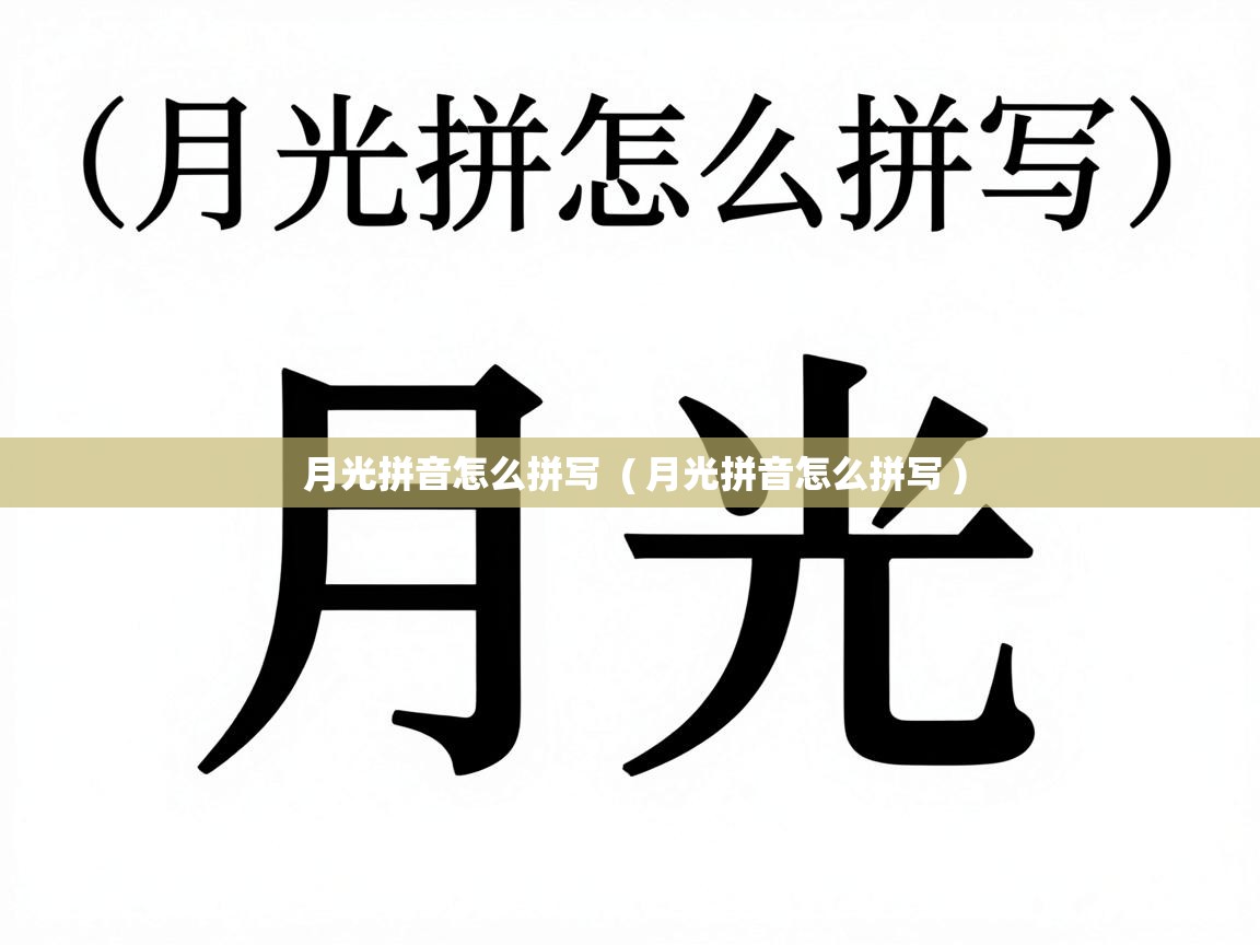  月光拼音怎么拼写  ( 月光拼音怎么拼写 )