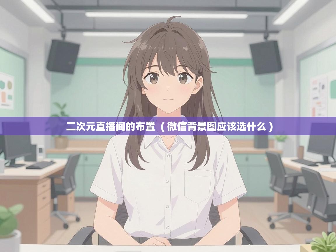  二次元直播间的布置  ( 微信背景图应该选什么 )