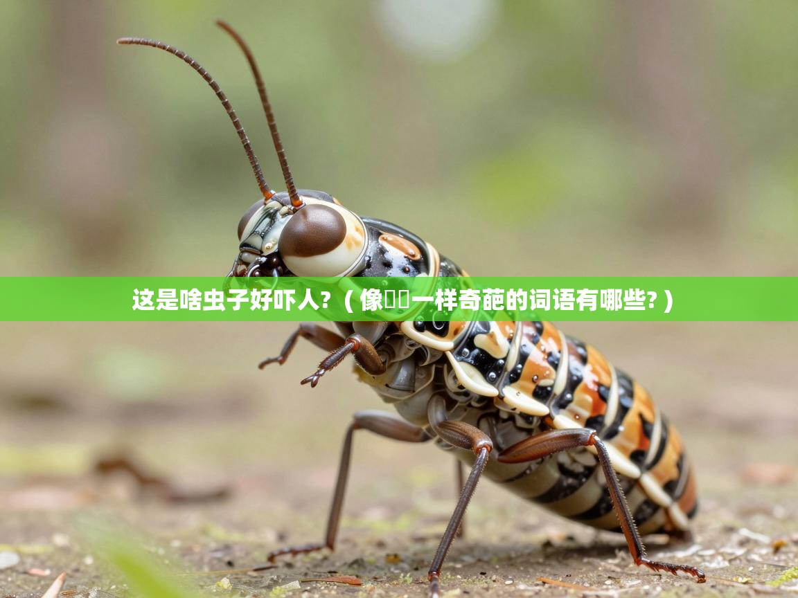  这是啥虫子好吓人?  ( 像曱甴一样奇葩的词语有哪些? )