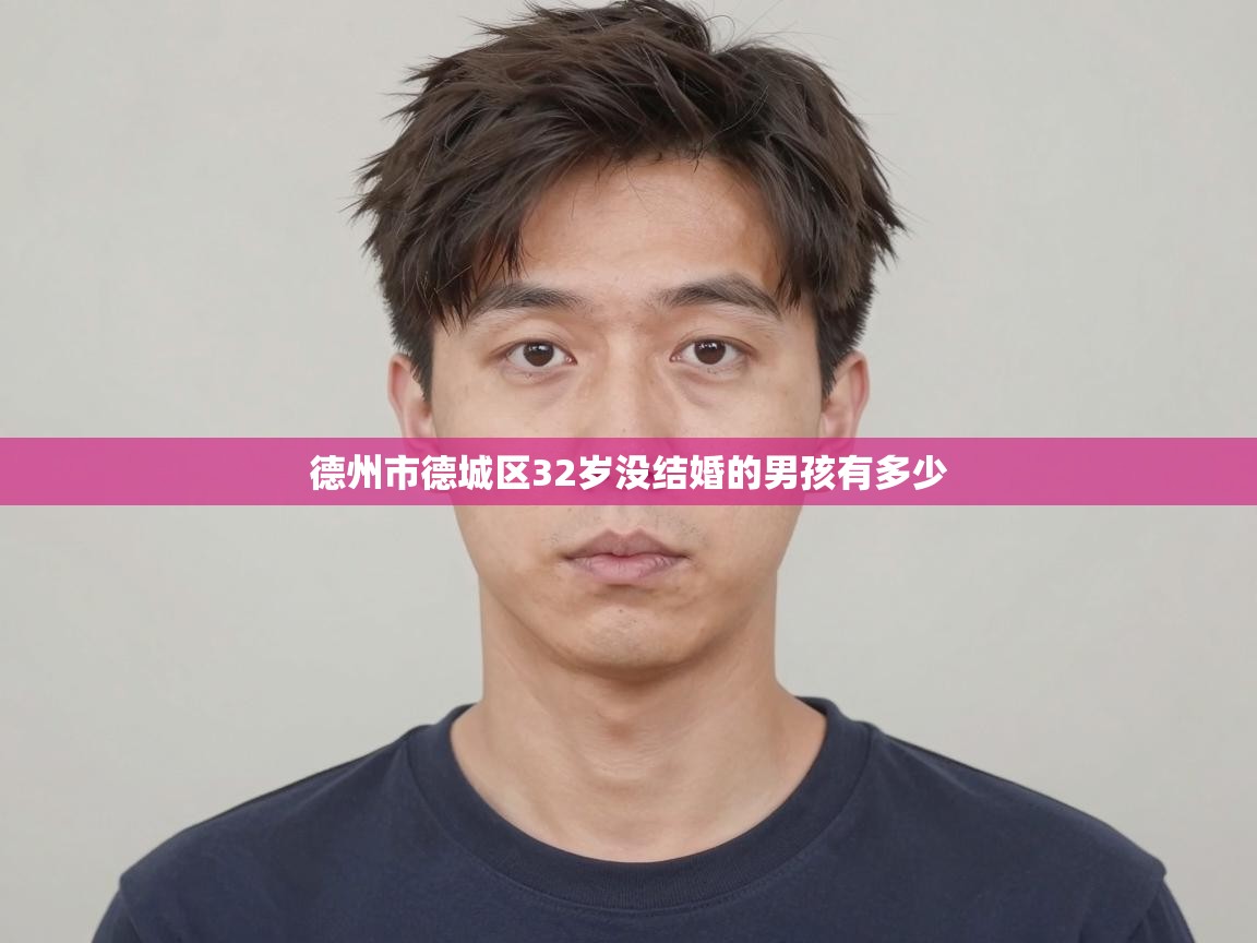  德州市德城区32岁没结婚的男孩有多少 