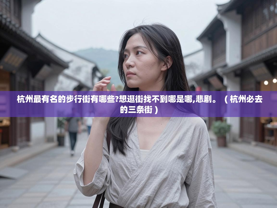  杭州最有名的步行街有哪些?想逛街找不到哪是哪,悲剧。  ( 杭州必去的三条街 )