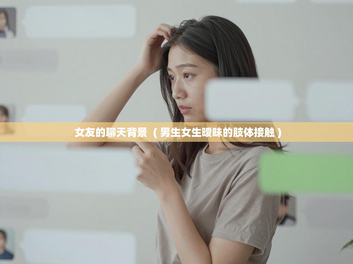  女友的聊天背景  ( 男生女生暧昧的肢体接触 )