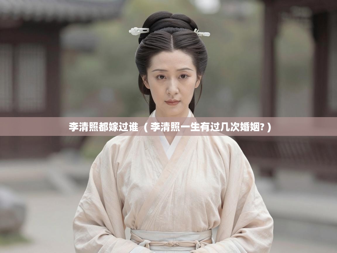  李清照都嫁过谁  ( 李清照一生有过几次婚姻? )
