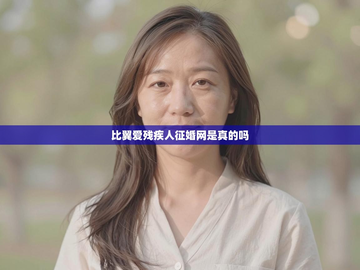  比翼爱残疾人征婚网是真的吗 