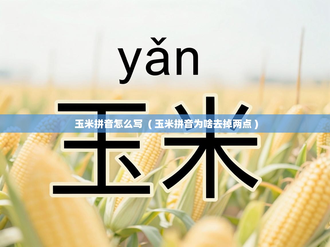  玉米拼音怎么写  ( 玉米拼音为啥去掉两点 )