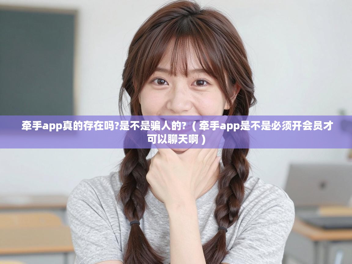 牵手app真的存在吗?是不是骗人的?  ( 牵手app是不是必须开会员才可以聊天啊 )