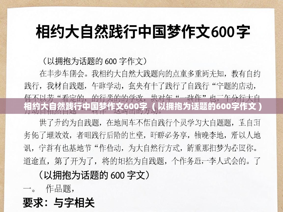  相约大自然践行中国梦作文600字  ( 以拥抱为话题的600字作文 )