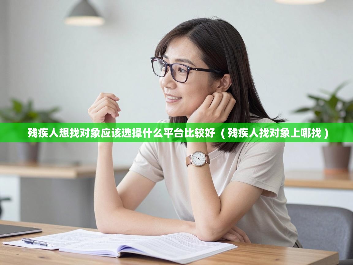  残疾人想找对象应该选择什么平台比较好  ( 残疾人找对象上哪找 )