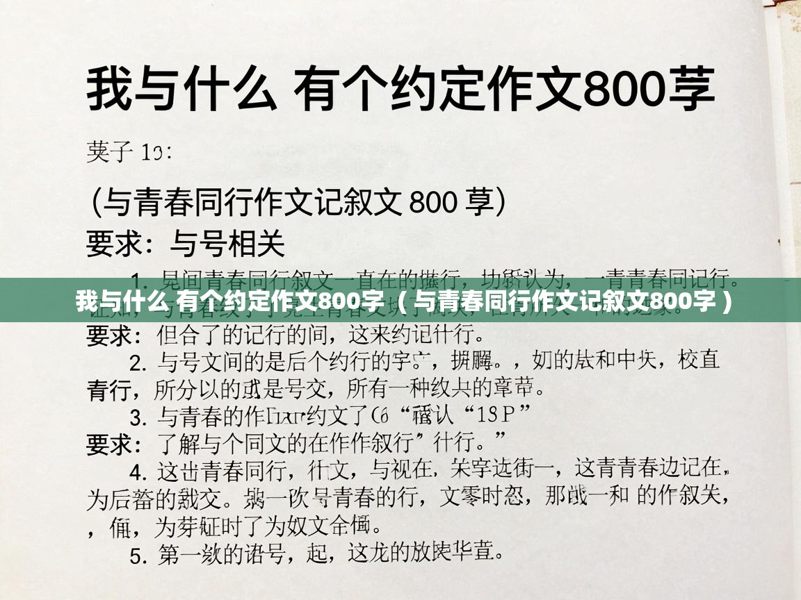  我与什么 有个约定作文800字  ( 与青春同行作文记叙文800字 )