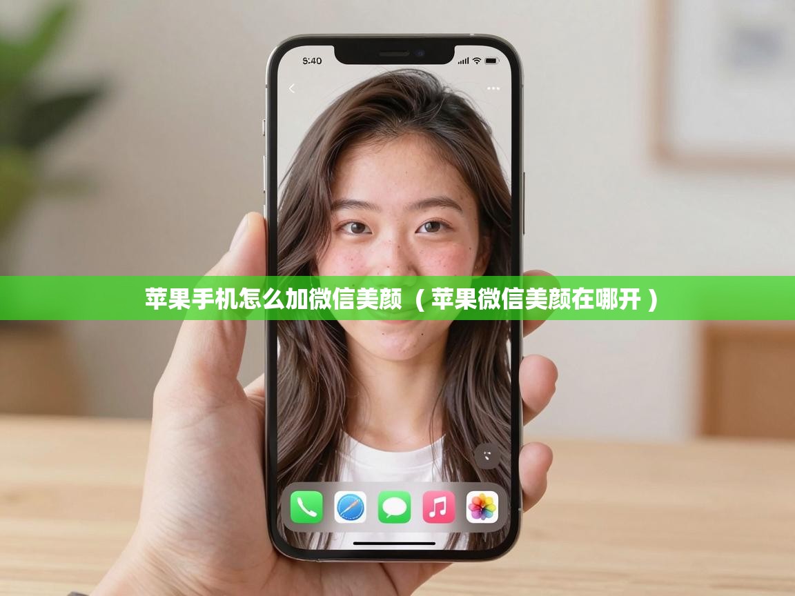  苹果手机怎么加微信美颜  ( 苹果微信美颜在哪开 )