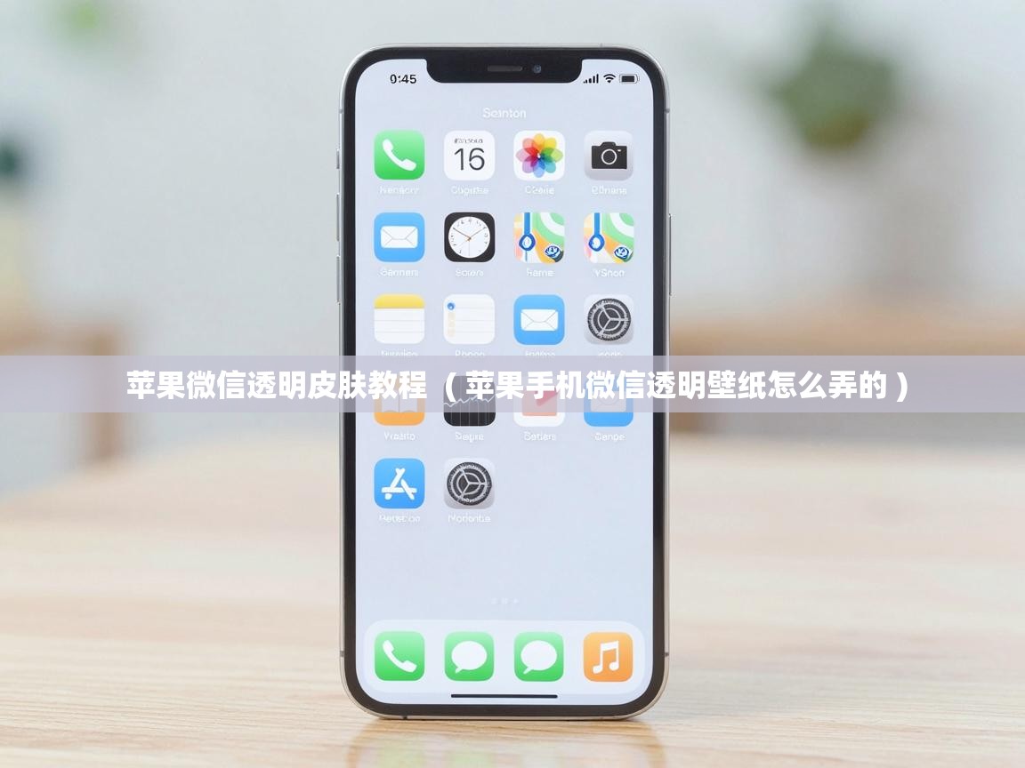  苹果微信透明皮肤教程  ( 苹果手机微信透明壁纸怎么弄的 )