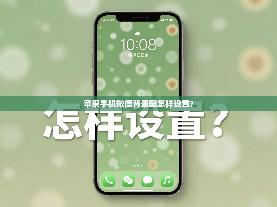  苹果手机微信背景图怎样设置? 