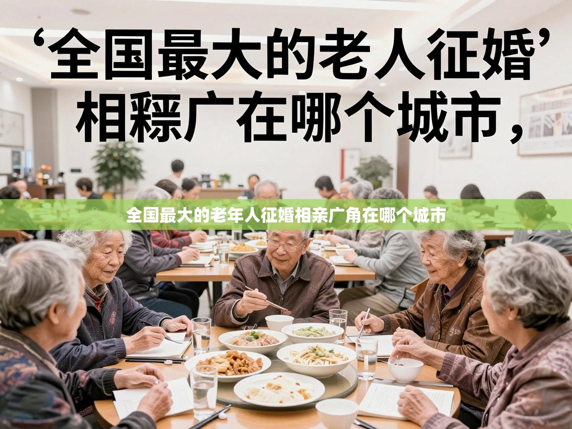  全国最大的老年人征婚相亲广角在哪个城市 