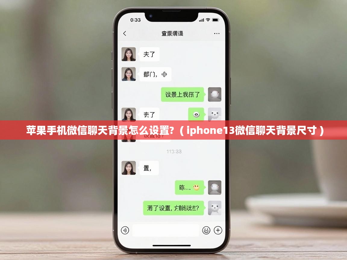  苹果手机微信聊天背景怎么设置?  ( iphone13微信聊天背景尺寸 )
