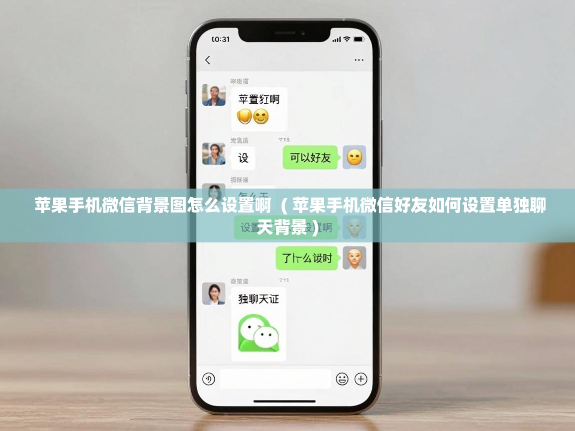  苹果手机微信背景图怎么设置啊  ( 苹果手机微信好友如何设置单独聊天背景 )