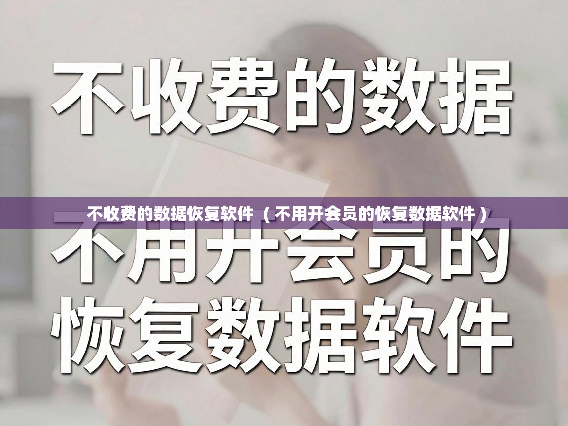  不收费的数据恢复软件  ( 不用开会员的恢复数据软件 )