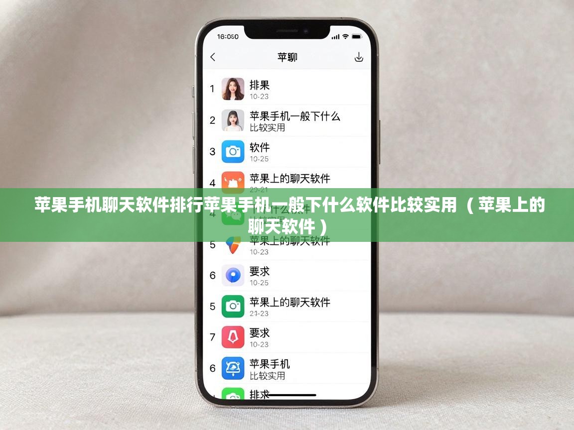  苹果手机聊天软件排行苹果手机一般下什么软件比较实用  ( 苹果上的聊天软件 )