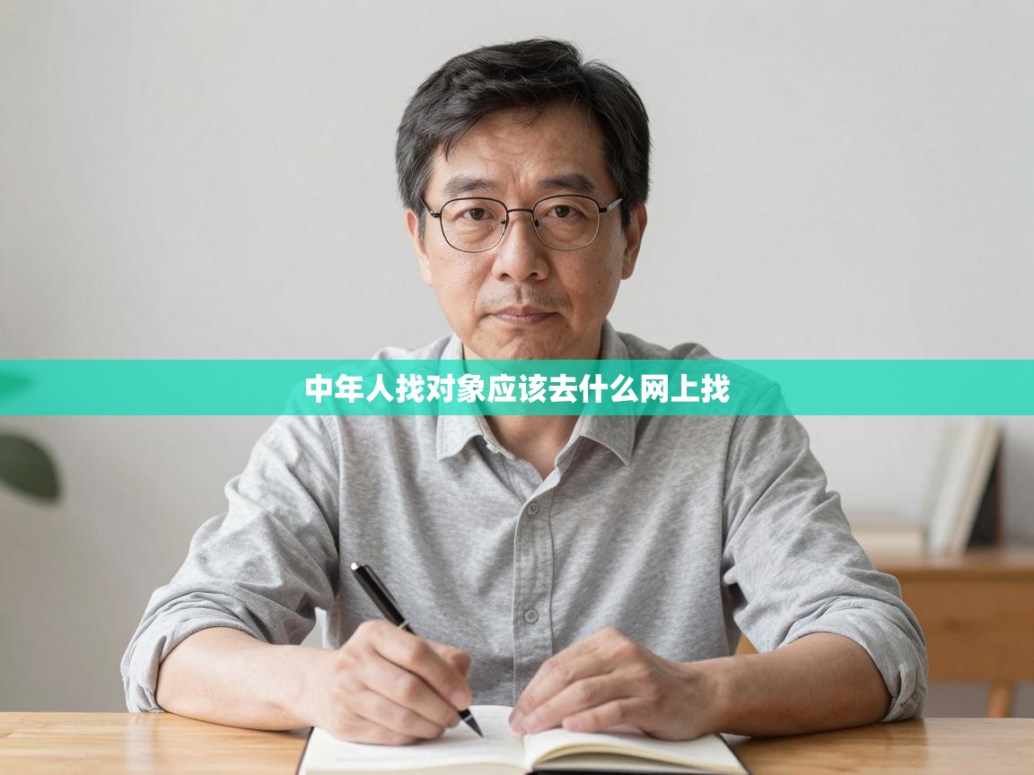  中年人找对象应该去什么网上找 