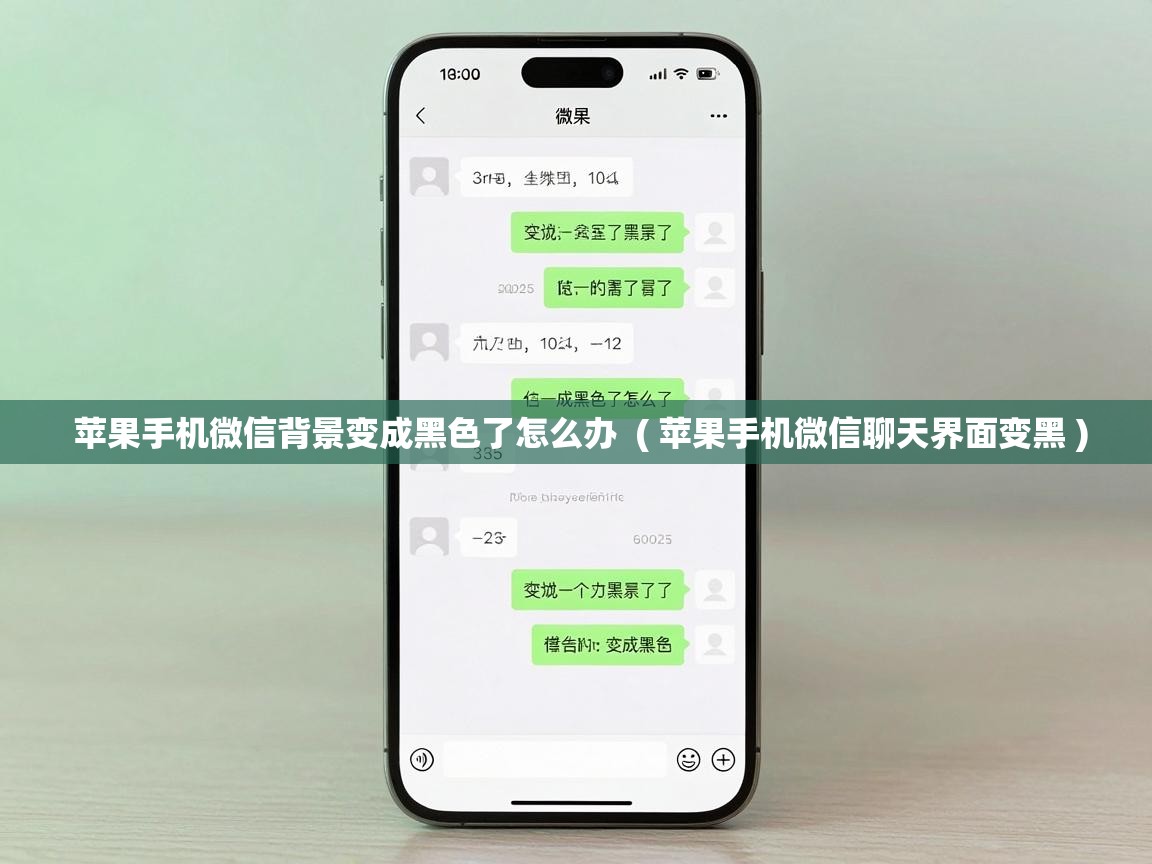 苹果手机微信背景变成黑色了怎么办 ( 苹果手机微信聊天界面变黑 ) 苹果手机微信背景变成黑色了怎么办 ( 苹果手机微信聊天界面变黑 )