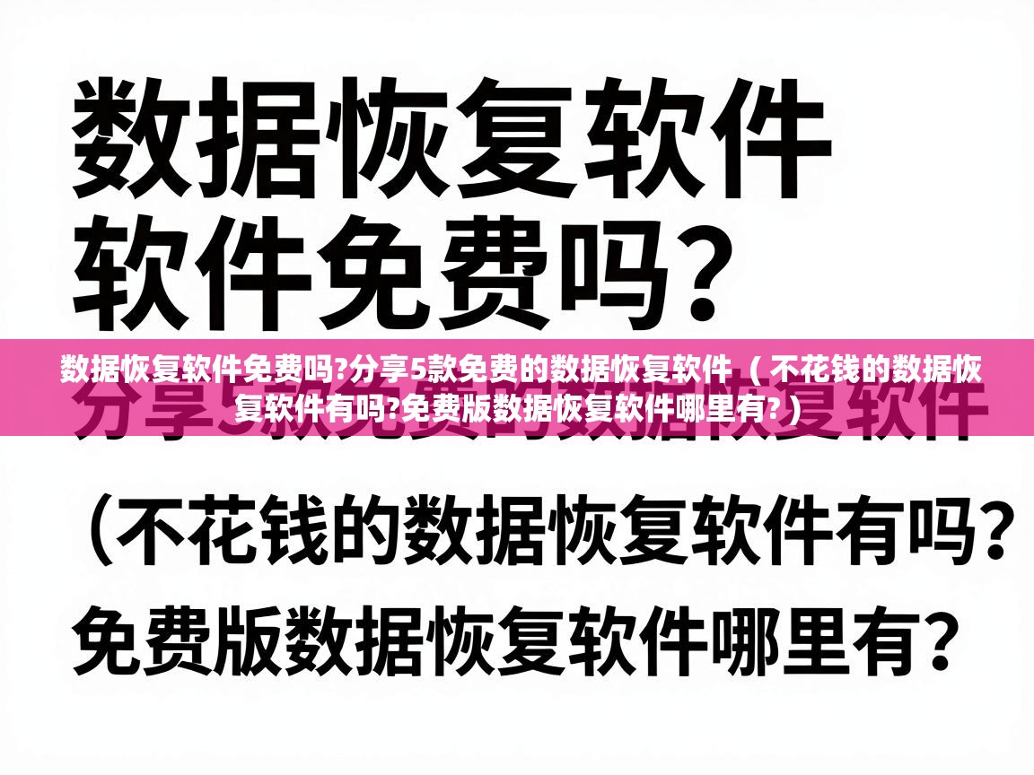 数据恢复软件免费吗?分享5款免费的数据恢复软件 ( 不花钱的数据恢复软件有吗?免费版数据恢复软件哪里有? ) 数据恢复软件免费吗?分享5款免费的数据恢复软件 ( 不花钱的数据恢复软件有吗?免费版数据恢复软件哪里有? )