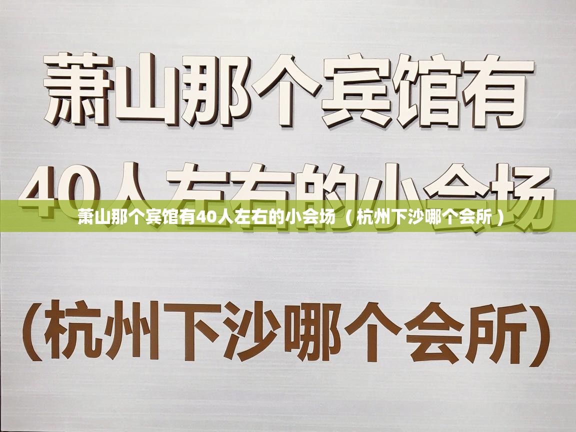 萧山那个宾馆有40人左右的小会场  ( 杭州下沙哪个会所 )