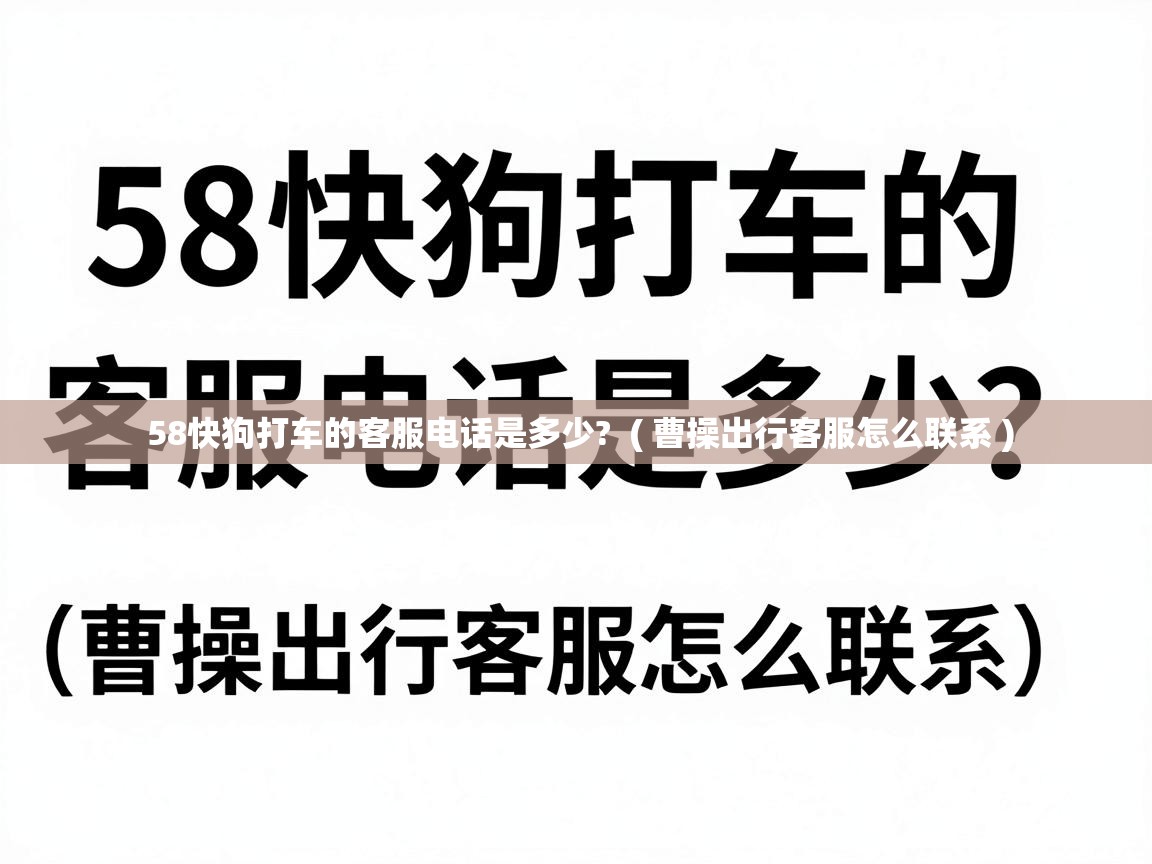  58快狗打车的客服电话是多少?  ( 曹操出行客服怎么联系 )