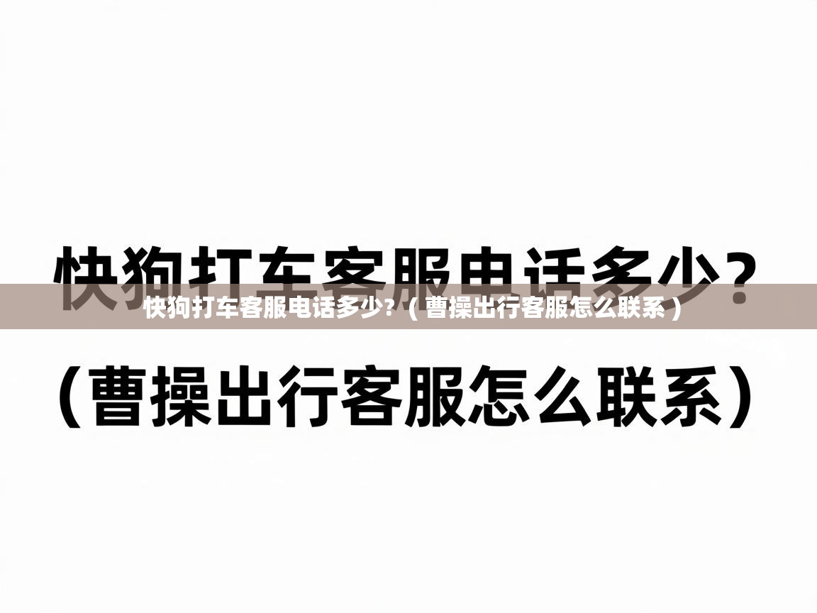  快狗打车客服电话多少?  ( 曹操出行客服怎么联系 )