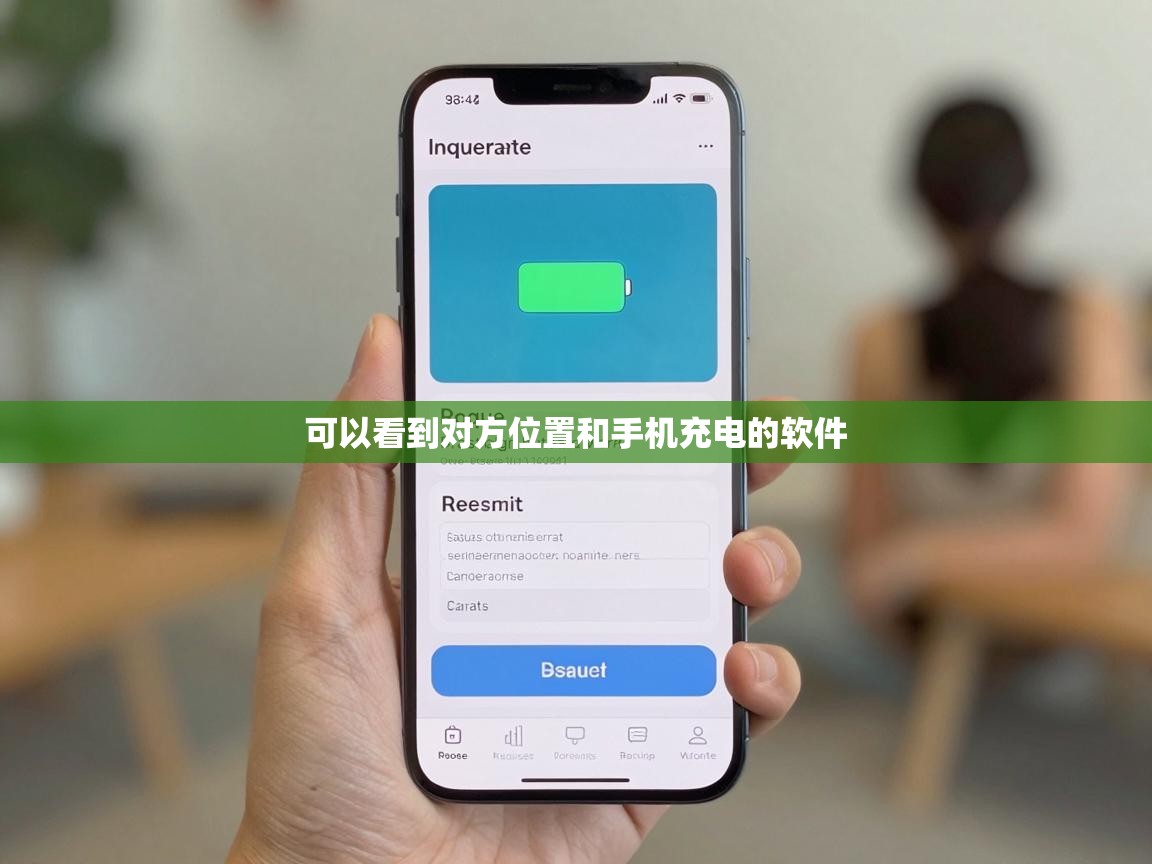  可以看到对方位置和手机充电的软件 