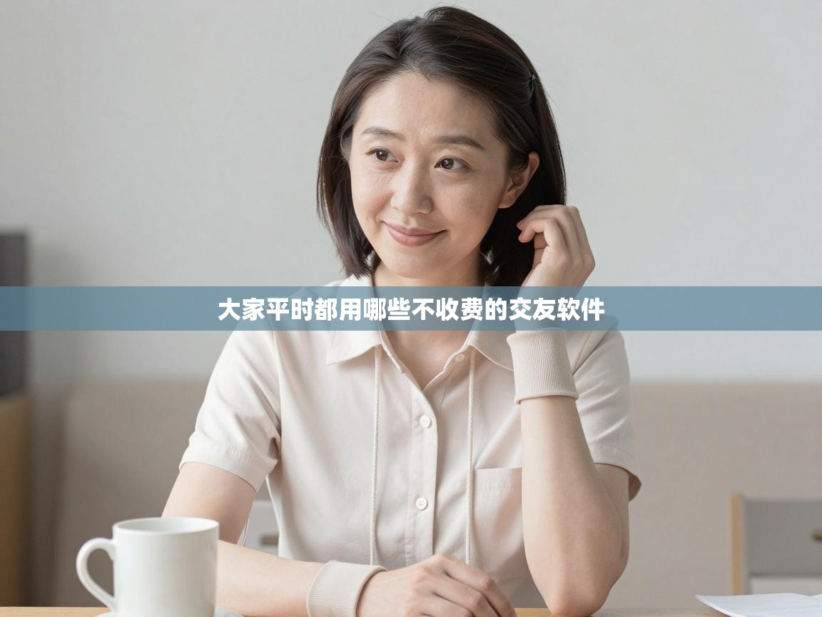  大家平时都用哪些不收费的交友软件 
