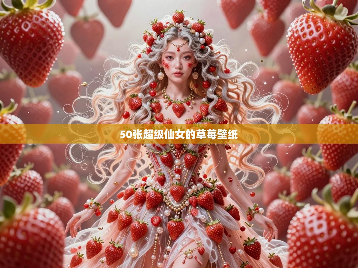  50张超级仙女的草莓壁纸 