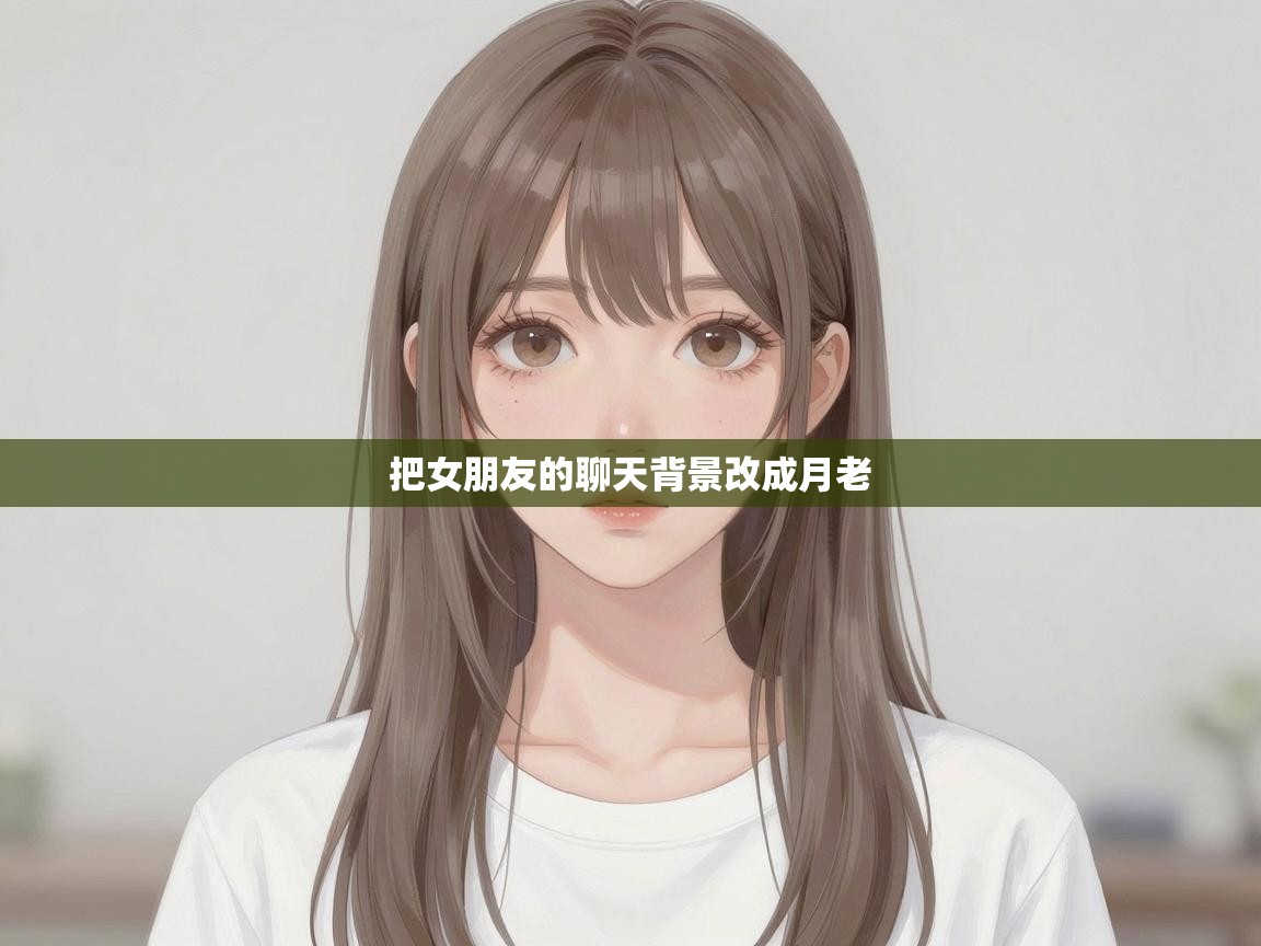  把女朋友的聊天背景改成月老 