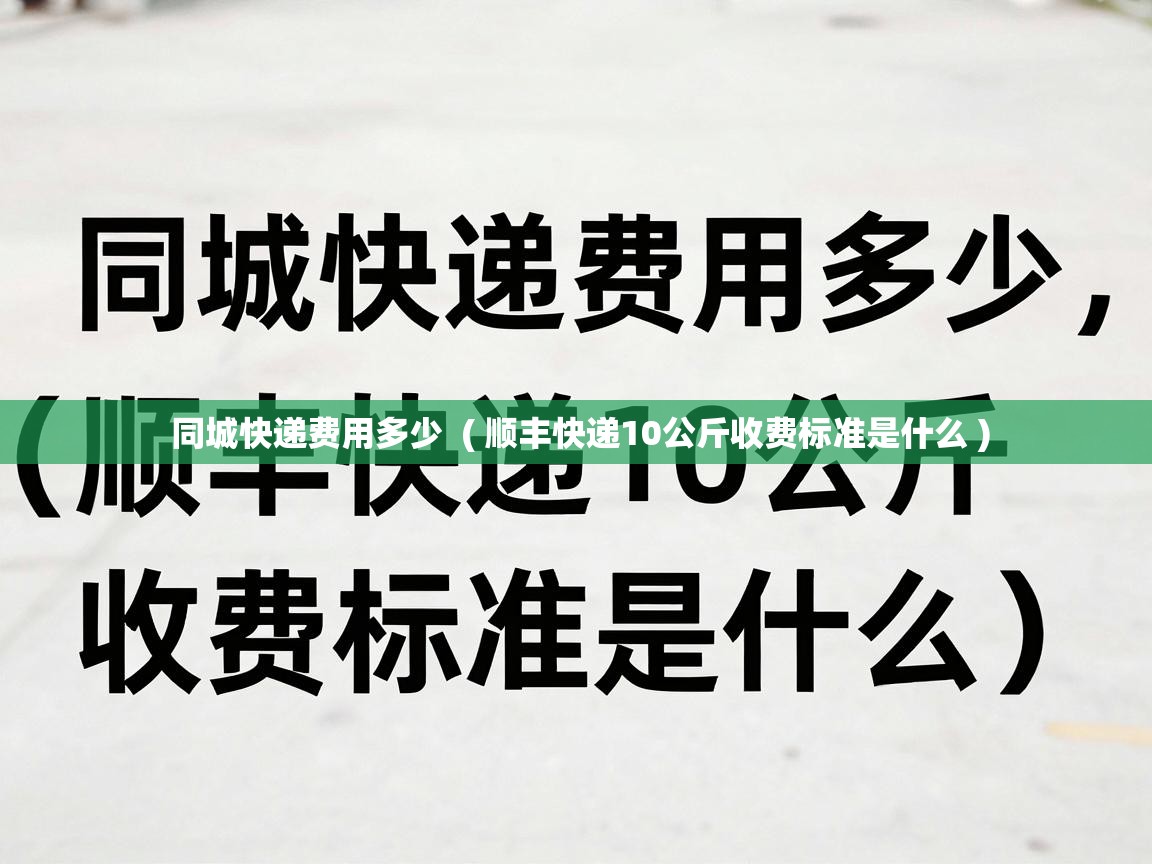  同城快递费用多少  ( 顺丰快递10公斤收费标准是什么 )