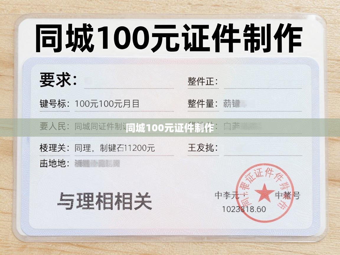  同城100元证件制作 