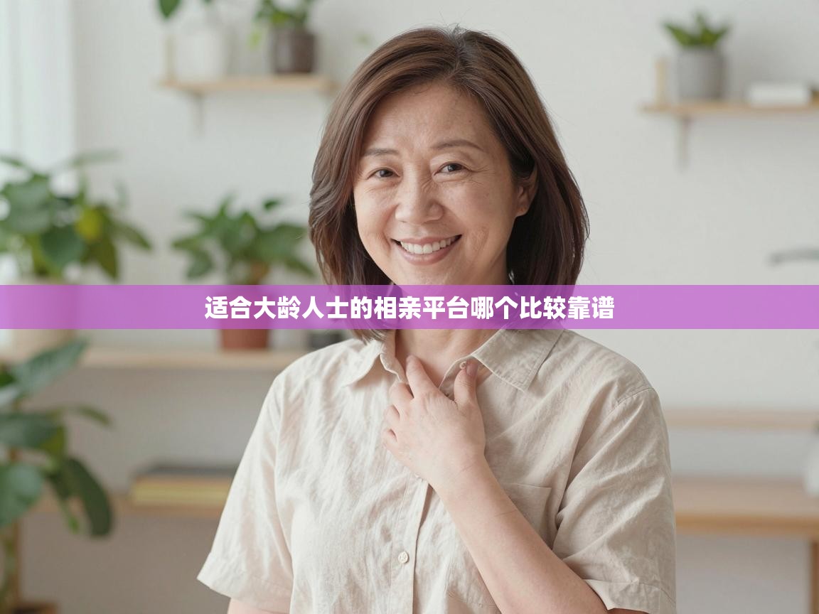  适合大龄人士的相亲平台哪个比较靠谱 