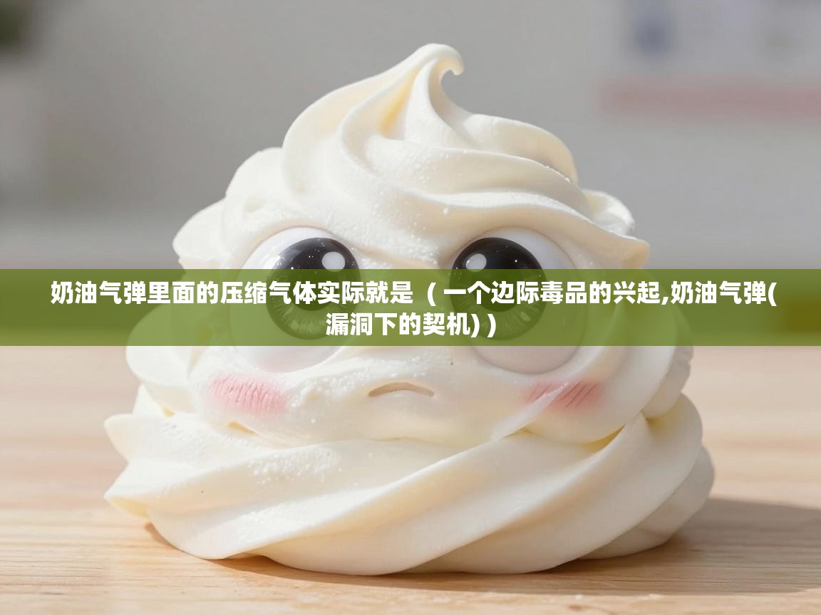  奶油气弹里面的压缩气体实际就是  ( 一个边际毒品的兴起,奶油气弹(漏洞下的契机) )