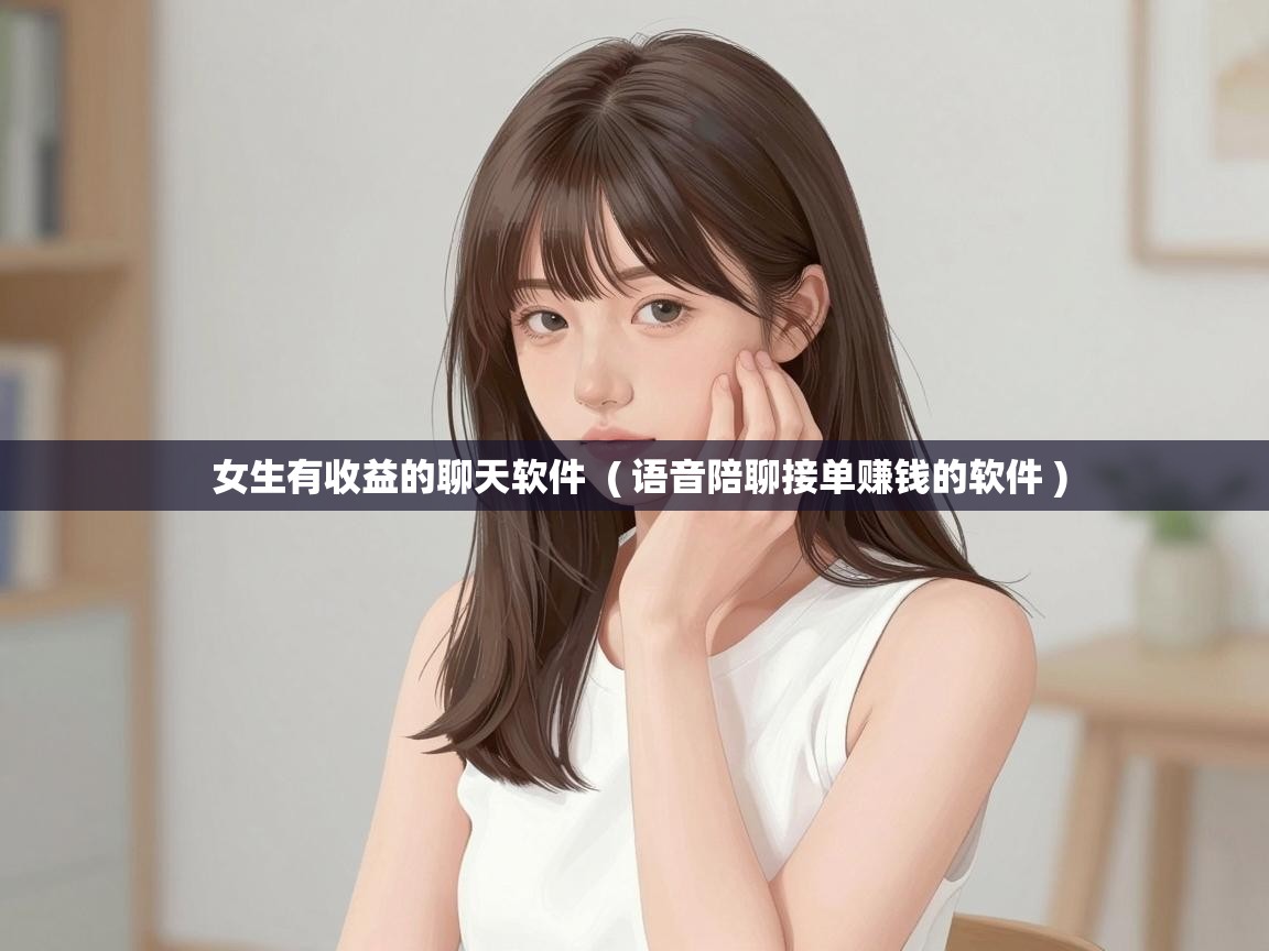  女生有收益的聊天软件  ( 语音陪聊接单赚钱的软件 )