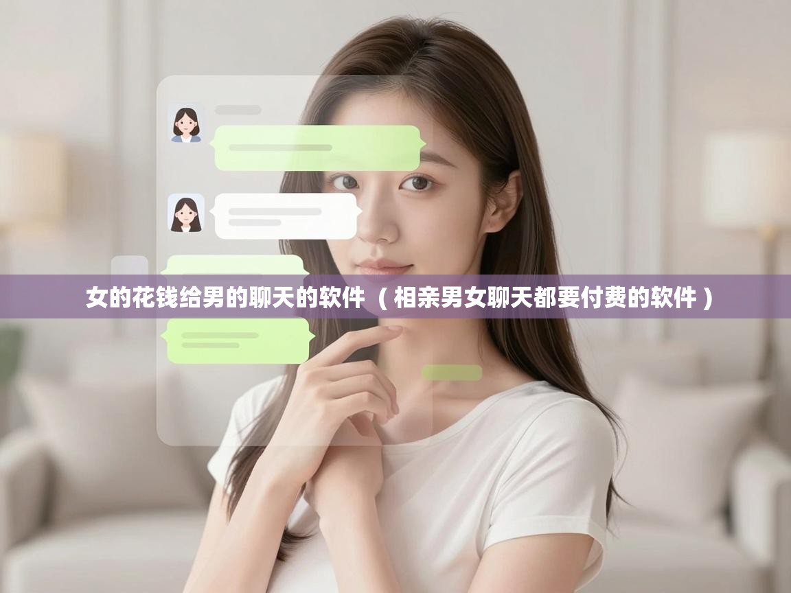  女的花钱给男的聊天的软件  ( 相亲男女聊天都要付费的软件 )